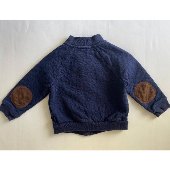 Janie‎ and Jack Navy Blue Jacket with Elbow Patches Size 18-24months - Picture 4 of 4